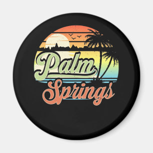 Palm Springs California Beach Vacation Sunset Magnet