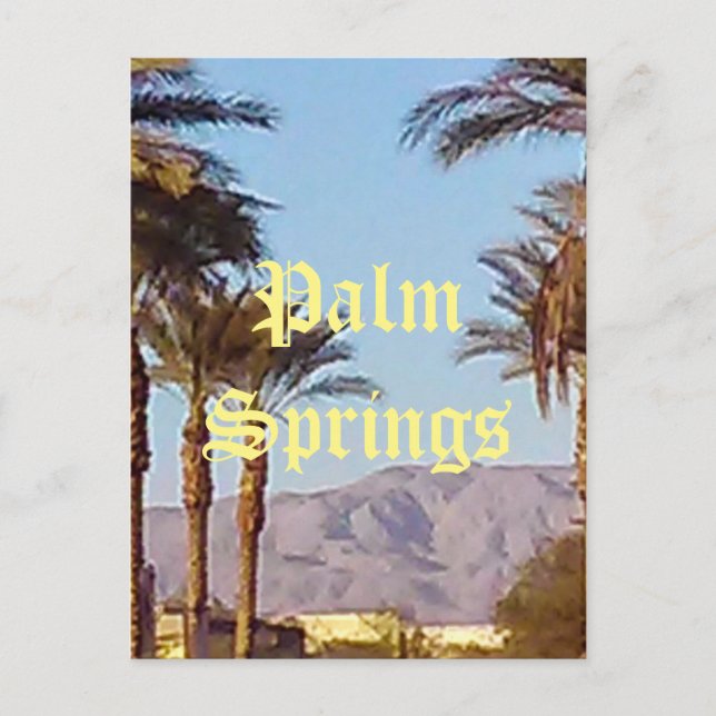 Palm Springs California Postcard (Front)
