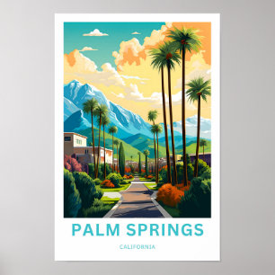 Palm Springs California Travel Print