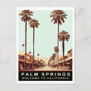 Palm Springs, California, Vintage Travel Postcard