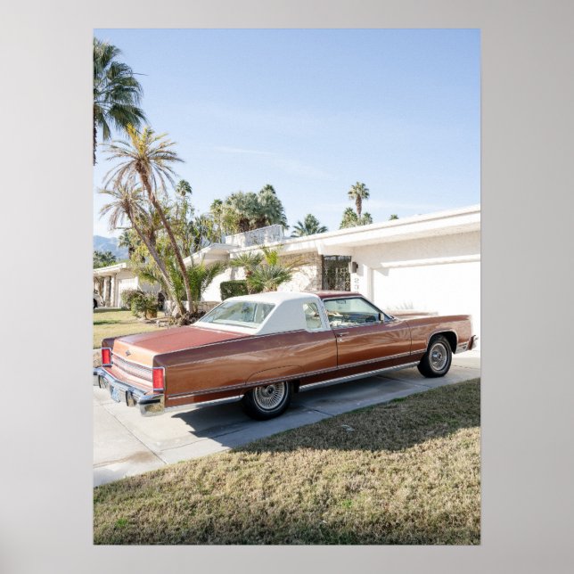 Palm Springs California - Vintage Views Poster (Front)