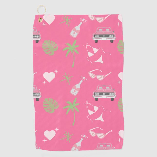 Palm Springs Country Club Golf Towel for Women (Front)