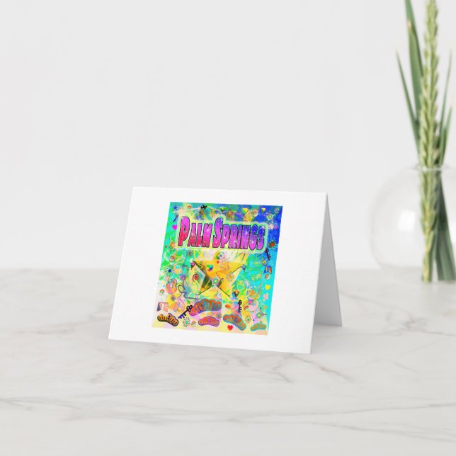 Palm Springs Epoch Hour Greeting Card (Front)