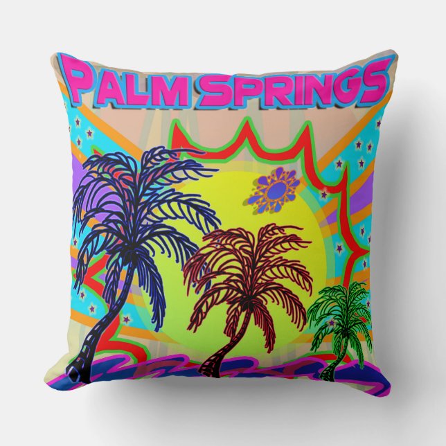 Palm Springs Eternal pillow (Front)