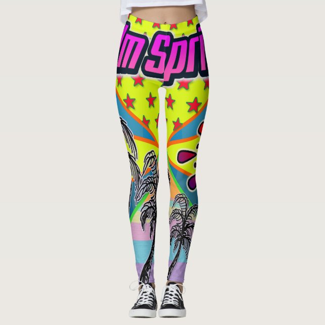 Palm Springs  Freedom Leggings (Front)
