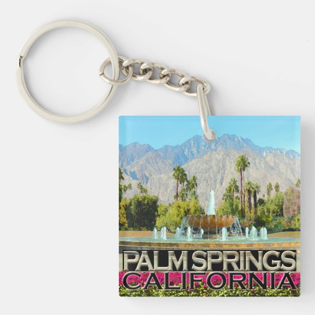 Palm Springs Key Ring (Front)