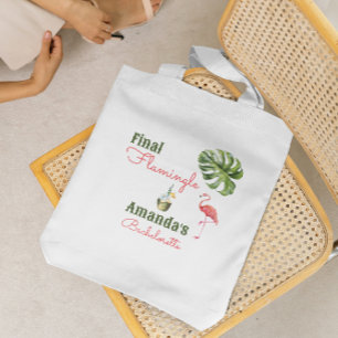 Palm Springs Last Flamingle Bachelorette Party Tote Bag