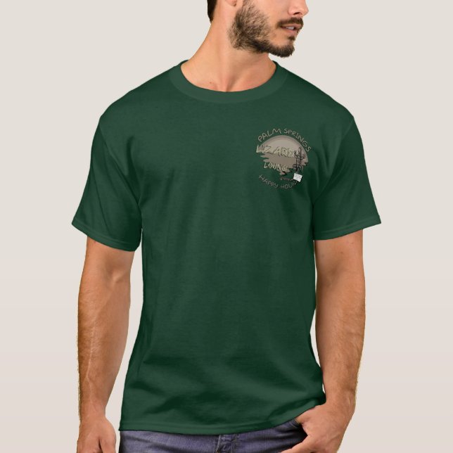 Palm Springs Lizard lounge T-Shirt (Front)