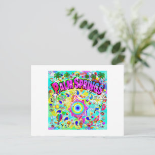 Palm Springs “Mystic Dance” Holiday Postcard