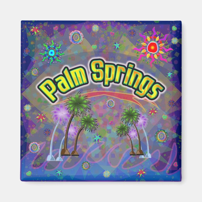 Palm Springs Noble Voyage Magnet (Front)