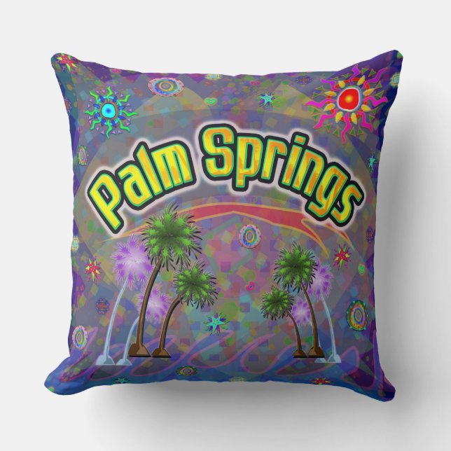 Palm Springs Noble Voyage Pillow (Front)