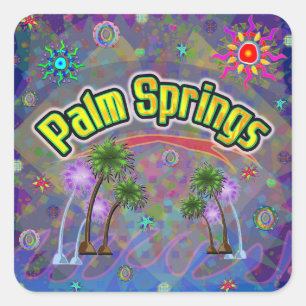 Palm Springs Noble Voyage Sticker