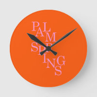 Palm Springs Orange And Pink
