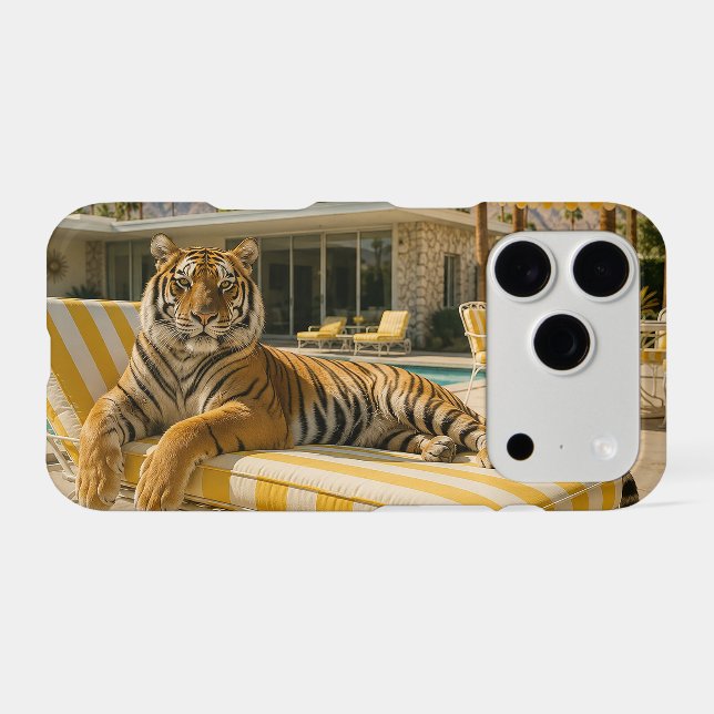 Palm Springs Poolside Tiger (Back Horizontal)