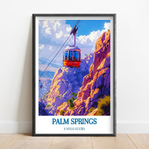 Palm Springs Print - Palm Springs Aerial Tramway 