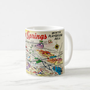 Palm Springs Retro Map Mug