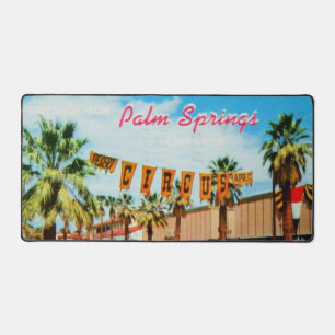 Palm Springs Retro Vintage Desk Mat