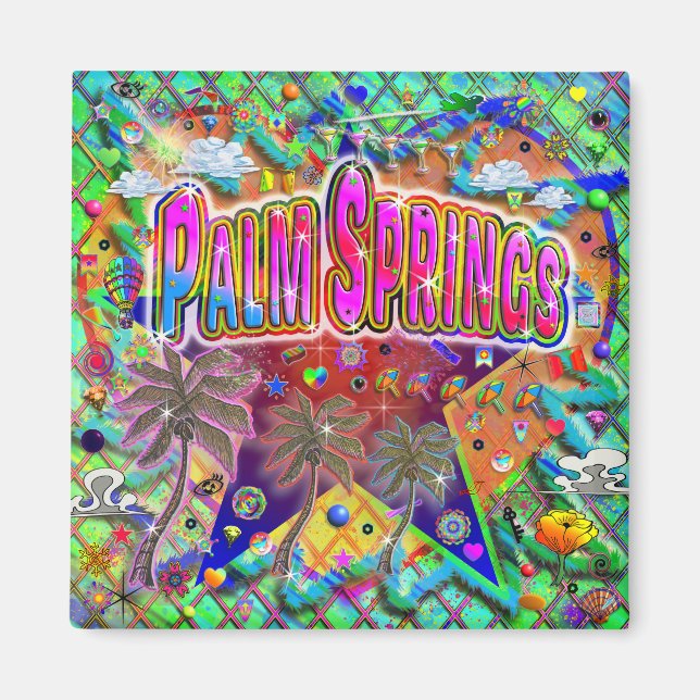 Palm Springs Risk Factor Magnet (Front)