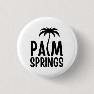 Palm Springs T-Shirt  3 Cm Round Badge