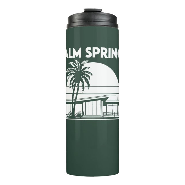 Palm Springs T-Shirt Thermal Tumbler (Front)