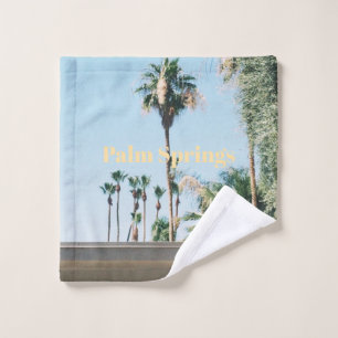 Palm Springs Travel Souvenir Wash Cloth