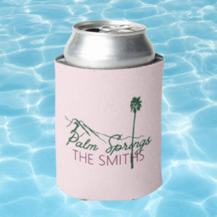 Palm springs wedding can cooler