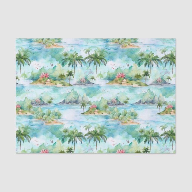 Palm Summer Tissue Paper (Front)