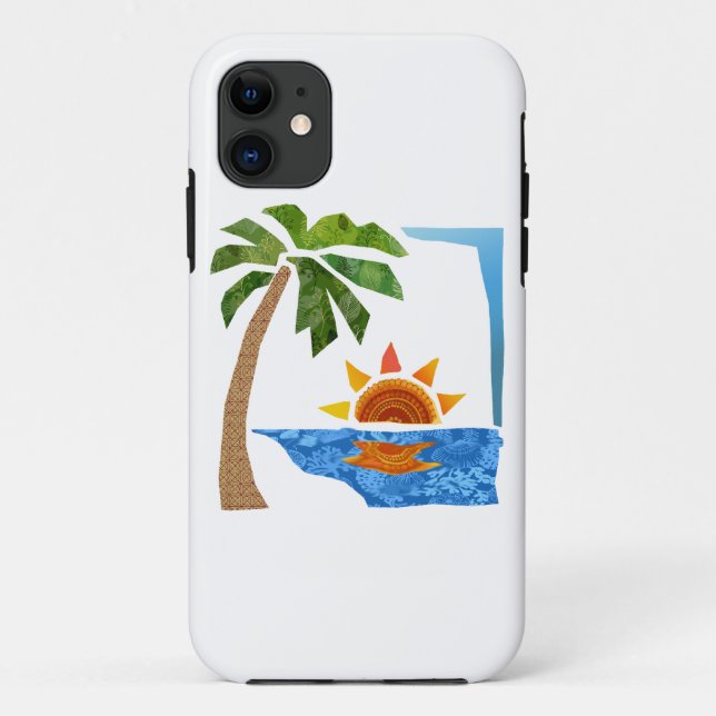 Palm, Sun & Sea Case-Mate iPhone Case (Back)