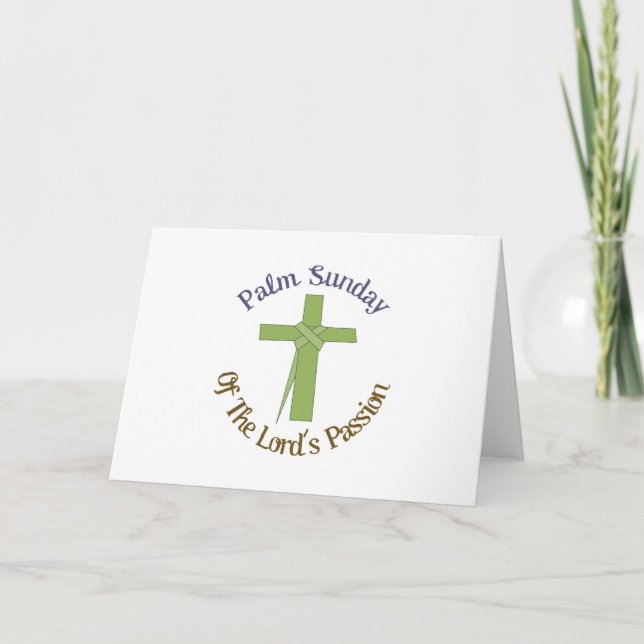 Palm Sunday Card (Front)