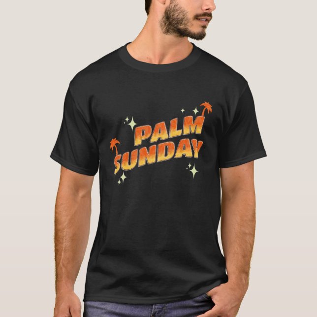 Palm Sunday church religion holiday god catholic C T-Shirt (Front)