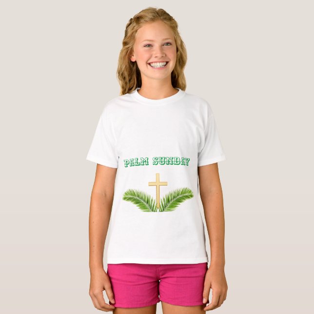 palm sunday design T-Shirt (Front Full)