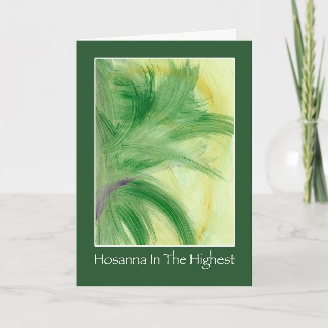 Palm Sunday Greeting card (Front)