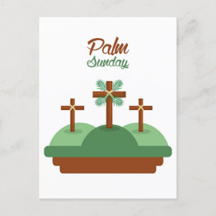 Palm Sunday Holiday Postcard