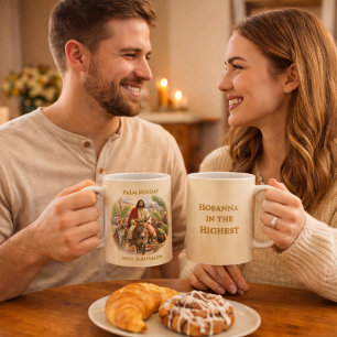 Palm Sunday Jesus Entry into Jerusalem Christian Coffee Mug