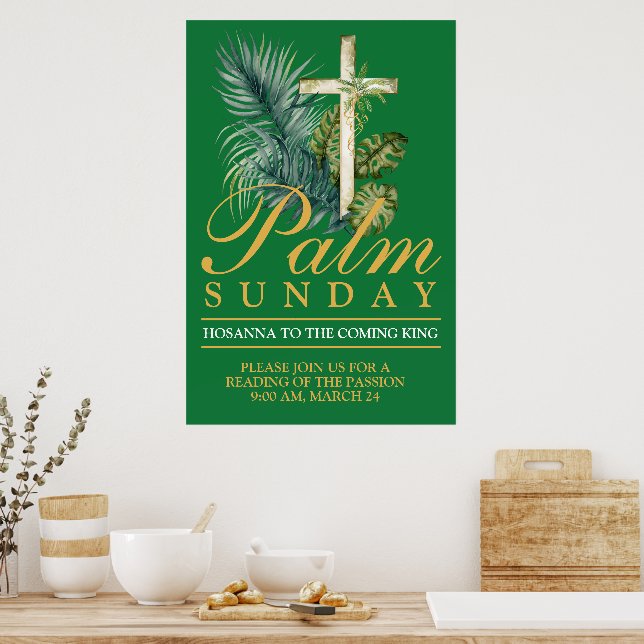 Palm Sunday Poster (Kitchen)
