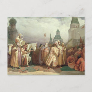 Palm Sunday Procession Postcard