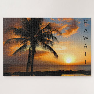 palm sunset jigsaw puzzle