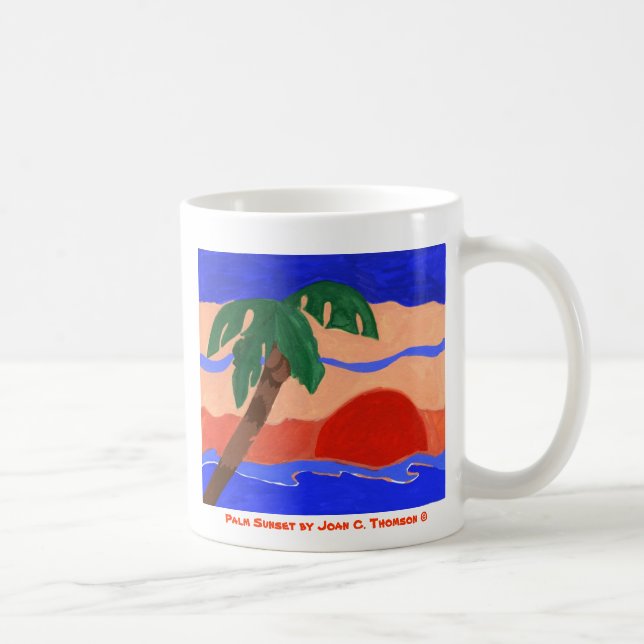 Palm Sunset Mug (Right)