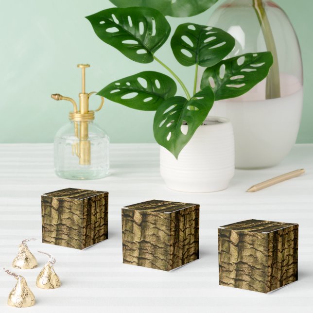 Palm Tree Bark Favour Box (Multiple)