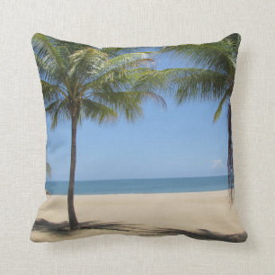 Palm Tree Beach Layers Cushion