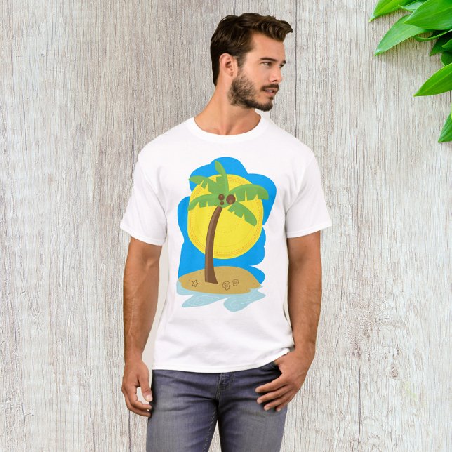 Palm Tree Beach T-Shirt (Creator Uploaded)
