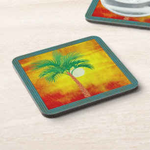 Palm Tree Beverage Coaster