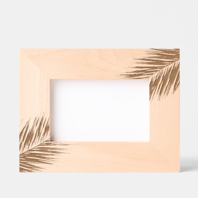 Palm tree branch etched frames (Front)