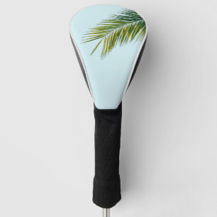 Palm tree branch golf head cover