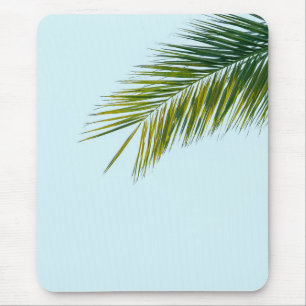 Palm tree branch mouse pad