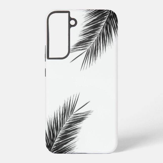 Palm tree branch samsung galaxy s22+ case (Back)