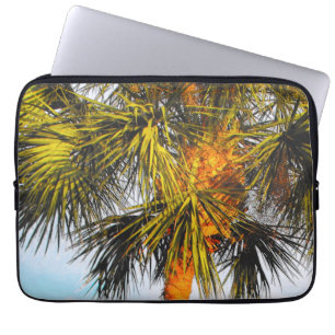 Palm Tree Branches, Afternoon Sun Laptop Sleeve