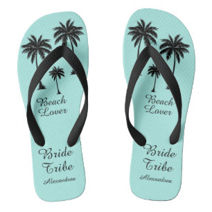 Palm Tree Bride Tribe  Jandals