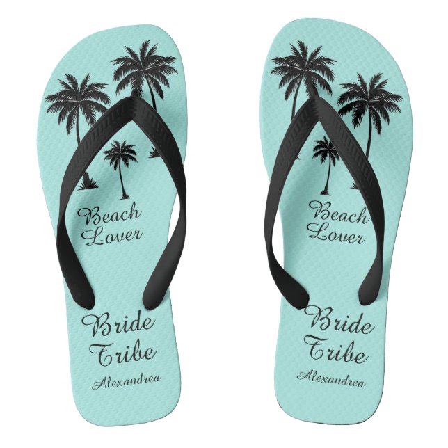 Palm Tree Bride Tribe  Jandals (Footbed)