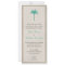 Palm Tree & Burlap Wedding Invitation - Turquoise